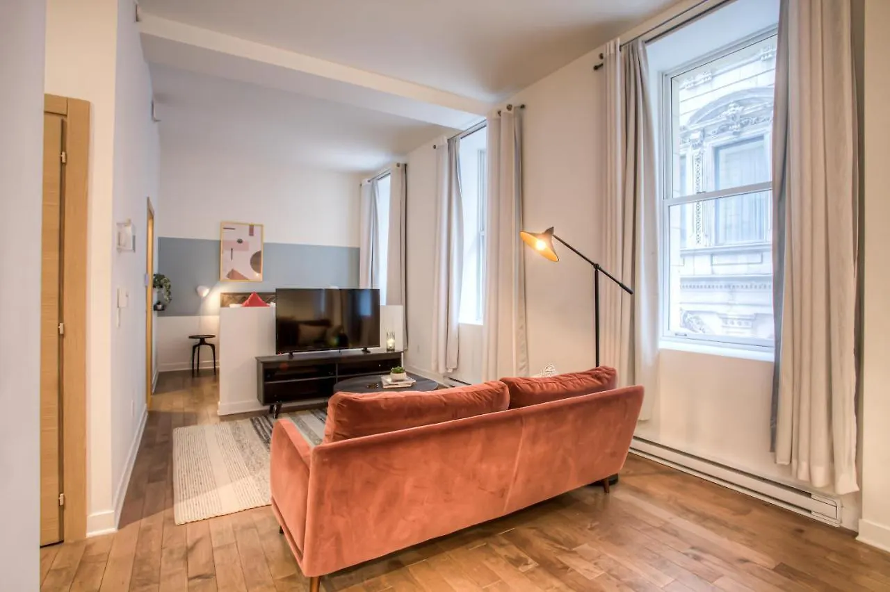 Stella Stays Bright & Cozy Condo Old Montreal Netflix 公寓